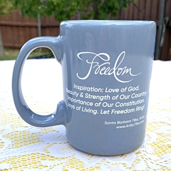 Made in U.S.A. Freedom Mug – Slate Blue